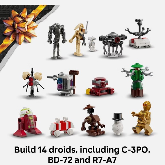 LEGO -  Star Wars Advent Calendar 2025 Kids Toy 75418 Christmas Holiday NEW - Picture 6 of 7
